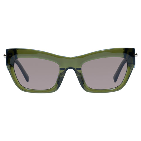 Oroton Female Sebes Green Cat-eye Sunglasses