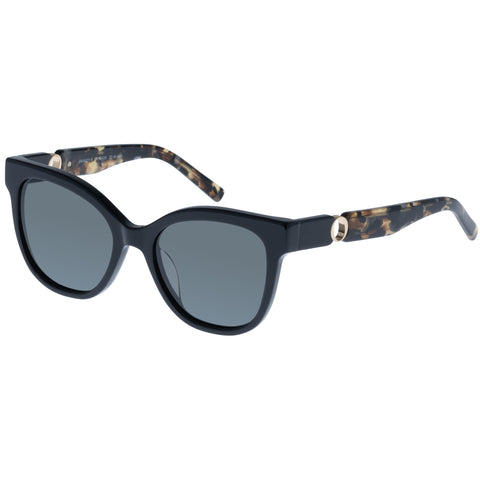 Oroton Female Brandy B Polarised Black Cat-eye Sunglasses