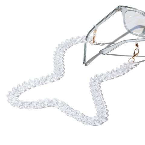 The Book Club Uni-sex Tbc Chunky Glasses Chain Clear Unspecified Accessories