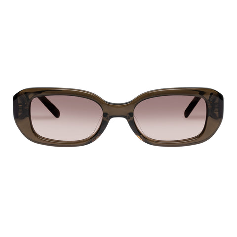 Oroton Female Grace Khaki Oval Sunglasses