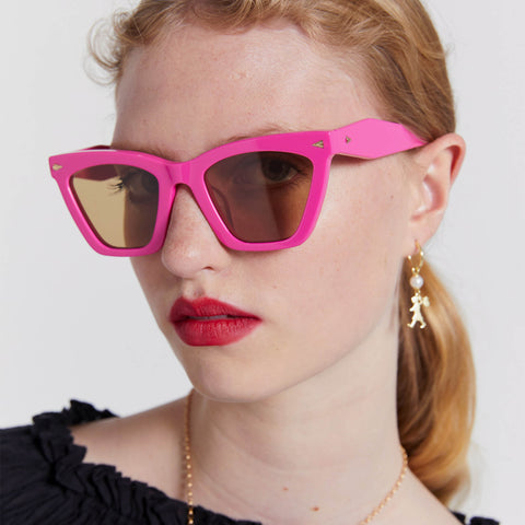 Karen Walker Female Spellbound Pink Cat-eye Sunglasses