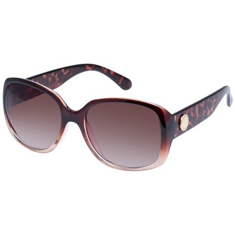 Fiorelli Harriet V2 Toffee Grad Female Wrap Sunglasses | Eyewear Index