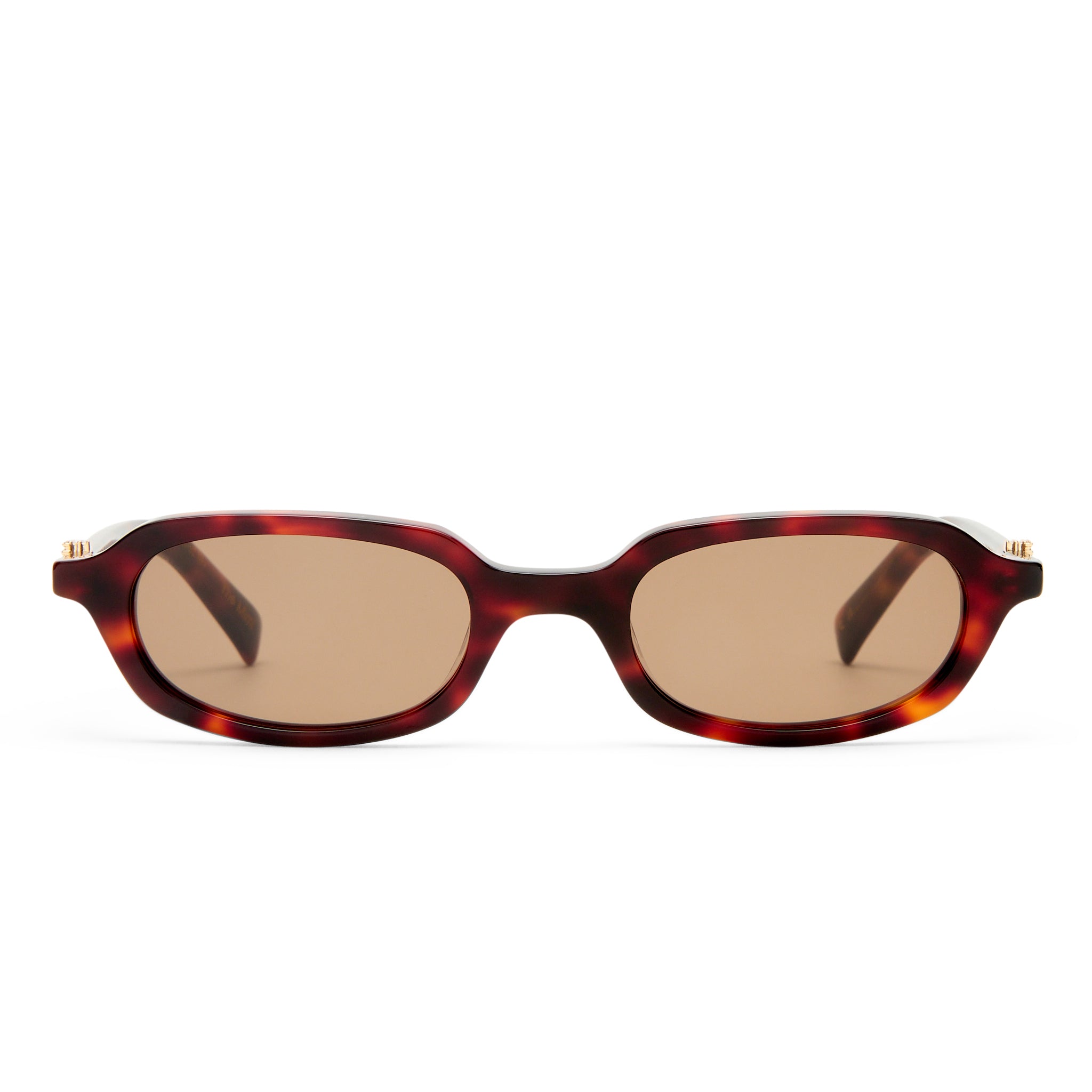 Luv Lou The Mimi Luxe Cherry Tort Female Rectangle Sunglasses | Eyewear Index