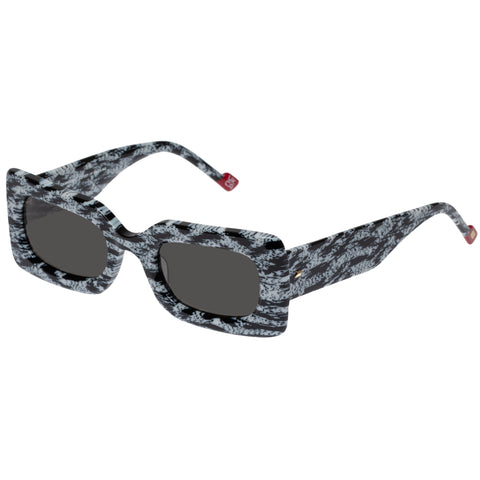 Le Specs Damnedest Digital Dalmatian Uni-Sex Rectangle Sunglasses | Eyewear Index