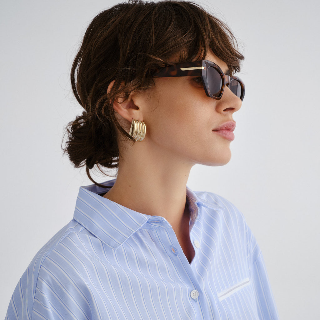Cancer Council Peregian Amber Tort Female Cat-Eye Sunglasses | Eyewear Index