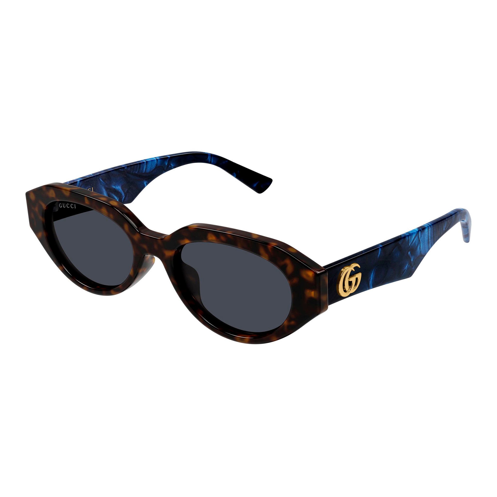 Gucci Gg2206sa Havana Female Round Sunglasses | Eyewear Index