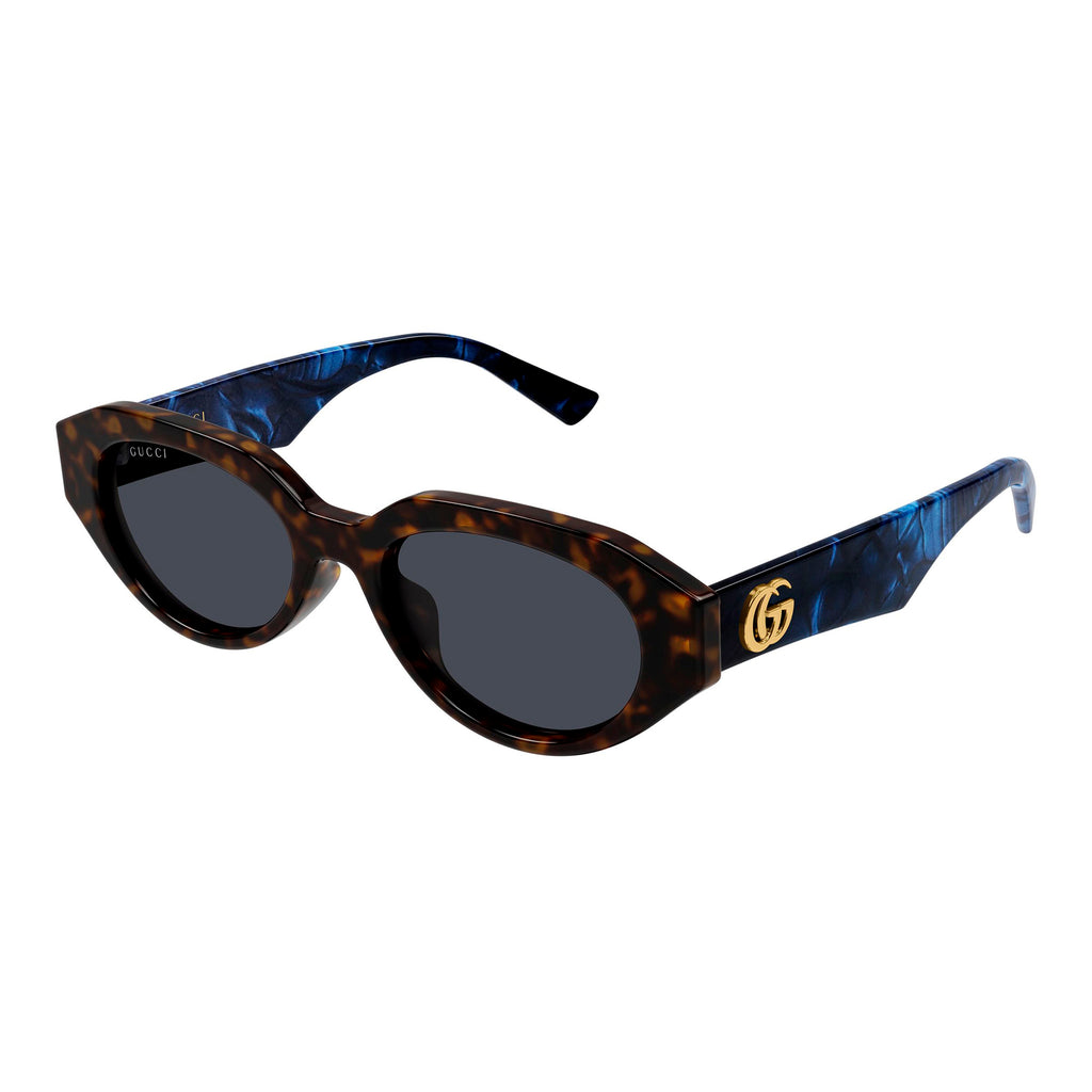 Gucci Gg2206sa Havana Female Round Sunglasses | Eyewear Index