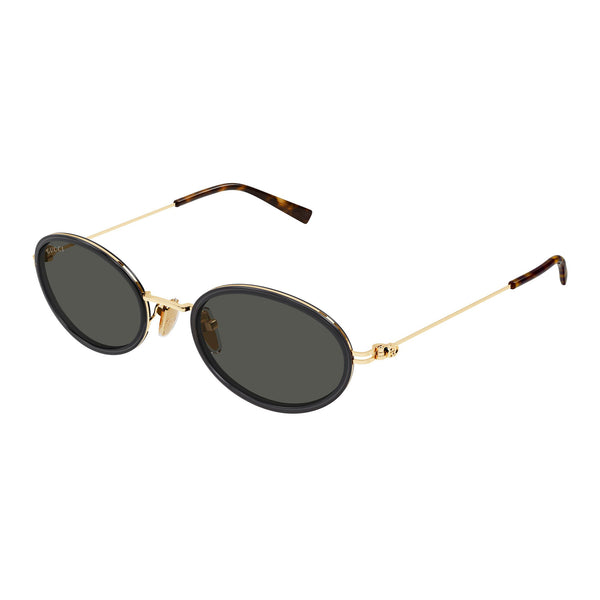 Gucci Gg1980s Grey Female Oval Sunglasses | Eyewear Index