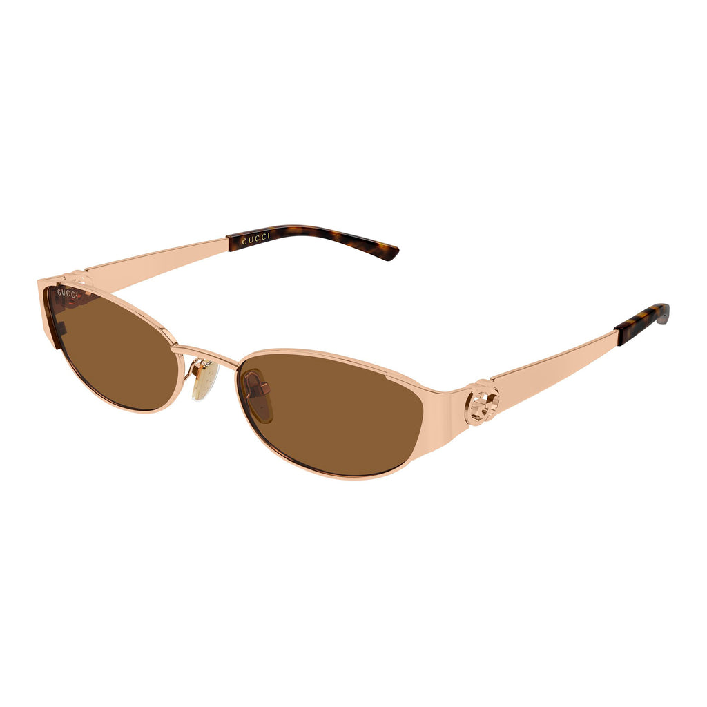 Gucci Gg2197s Gold Female Oval Sunglasses | Eyewear Index