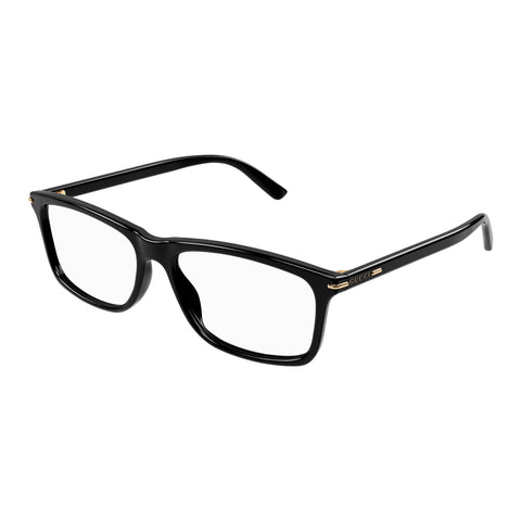 Gucci Gg1447o Black Male Rectangle Optical Frames | Eyewear Index