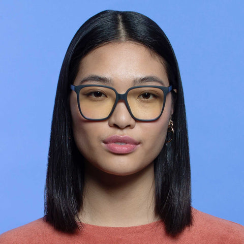 The Book Club Ricehead Inhibited Black Uni-Sex Square Readers | Eyewear Index