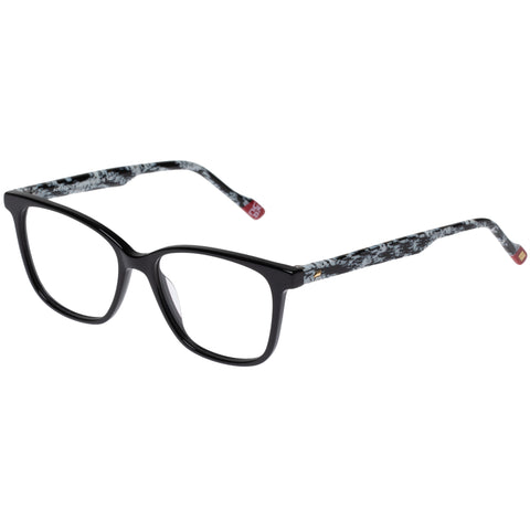 Le Specs Audacious Black Digital Dalmatian Female Square Optical Frames | Eyewear Index