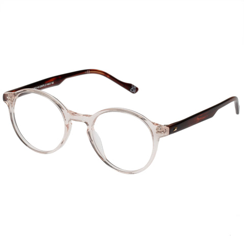 Le Specs Bio-Nics 48 Champagne Tort Uni-Sex Round Optical Frames | Eyewear Index