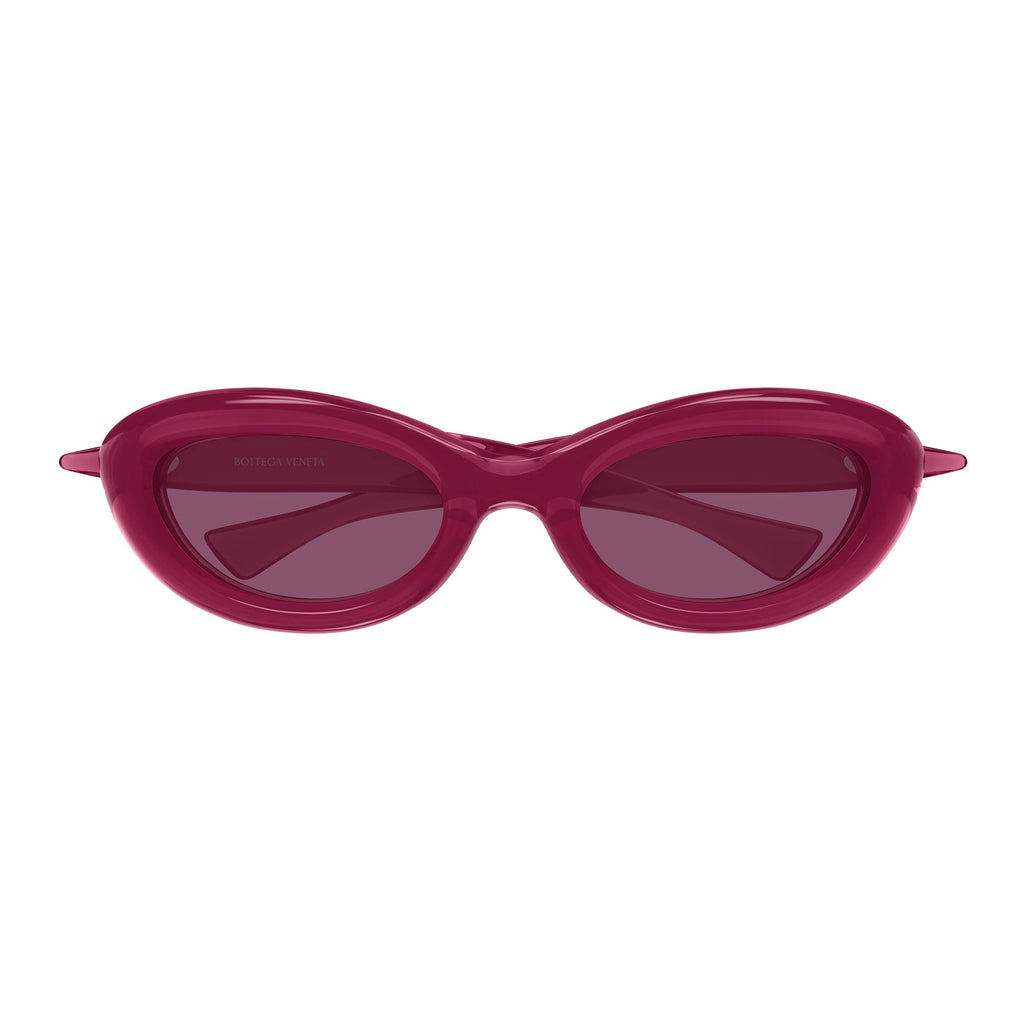Bottega Veneta Bv1484s Burgundy Female Cat-Eye Sunglasses | Eyewear Index