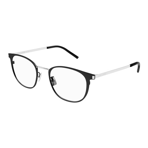 Saint Laurent Sl584 Black Uni-Sex Round Optical Frames | Eyewear Index