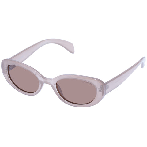 Cancer Council Spencer Oatmeal Female Oval Sunglasses | Eyewear Index