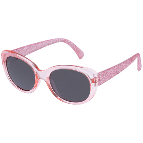 Cancer Council Cheetah Kids Pink Glitter Female Cat-Eye Sunglasses | Eyewear Index