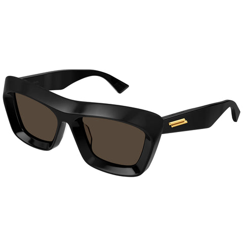 Bottega Veneta Bv1283s Black Female Rectangle Sunglasses | Eyewear Index