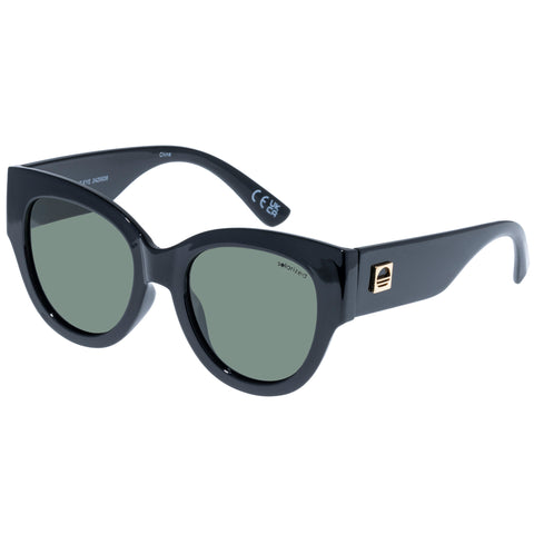 Solarized Chic Cat-Eye Black Female Cat-Eye Sunglasses | Eyewear Index