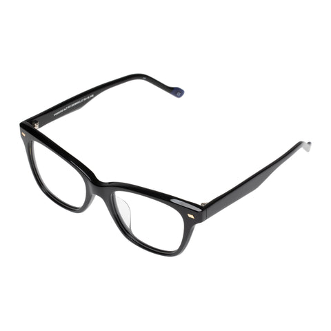 Le Specs Voodoo Alt Fit Black Female Cat-Eye Optical Frames | Eyewear Index