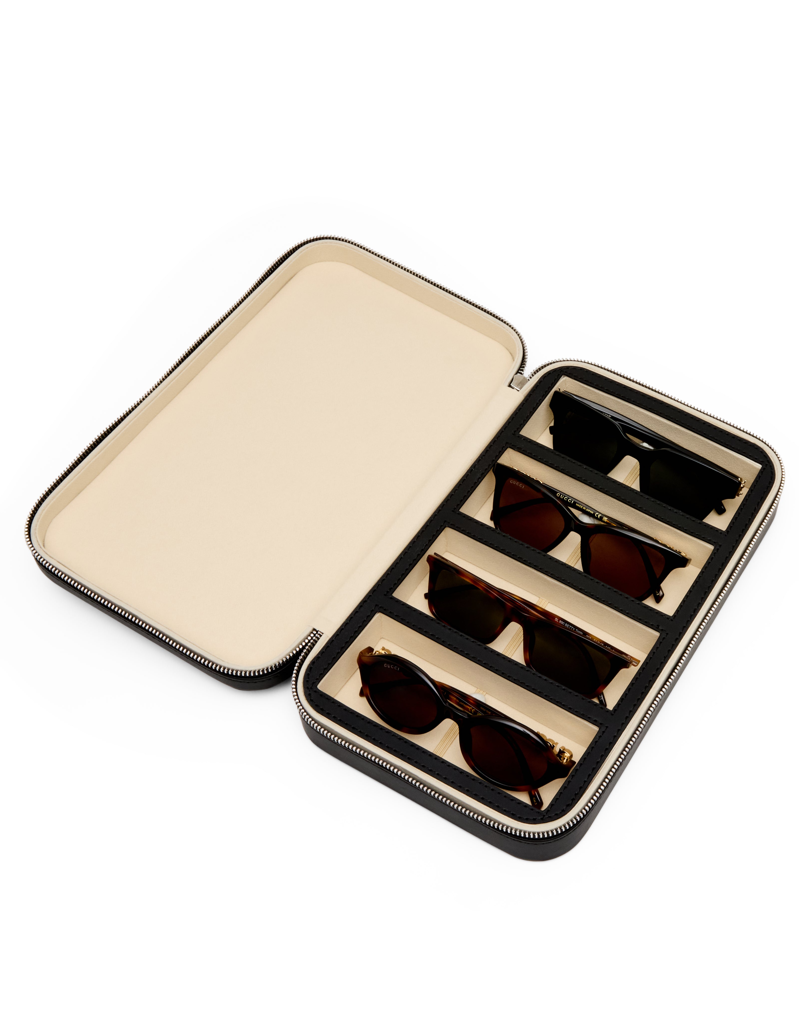 Accessories Eyewear Index Travel Case 4 Pc Black Uni-Sex Accounts Use Only Accessories | Eyewear Index