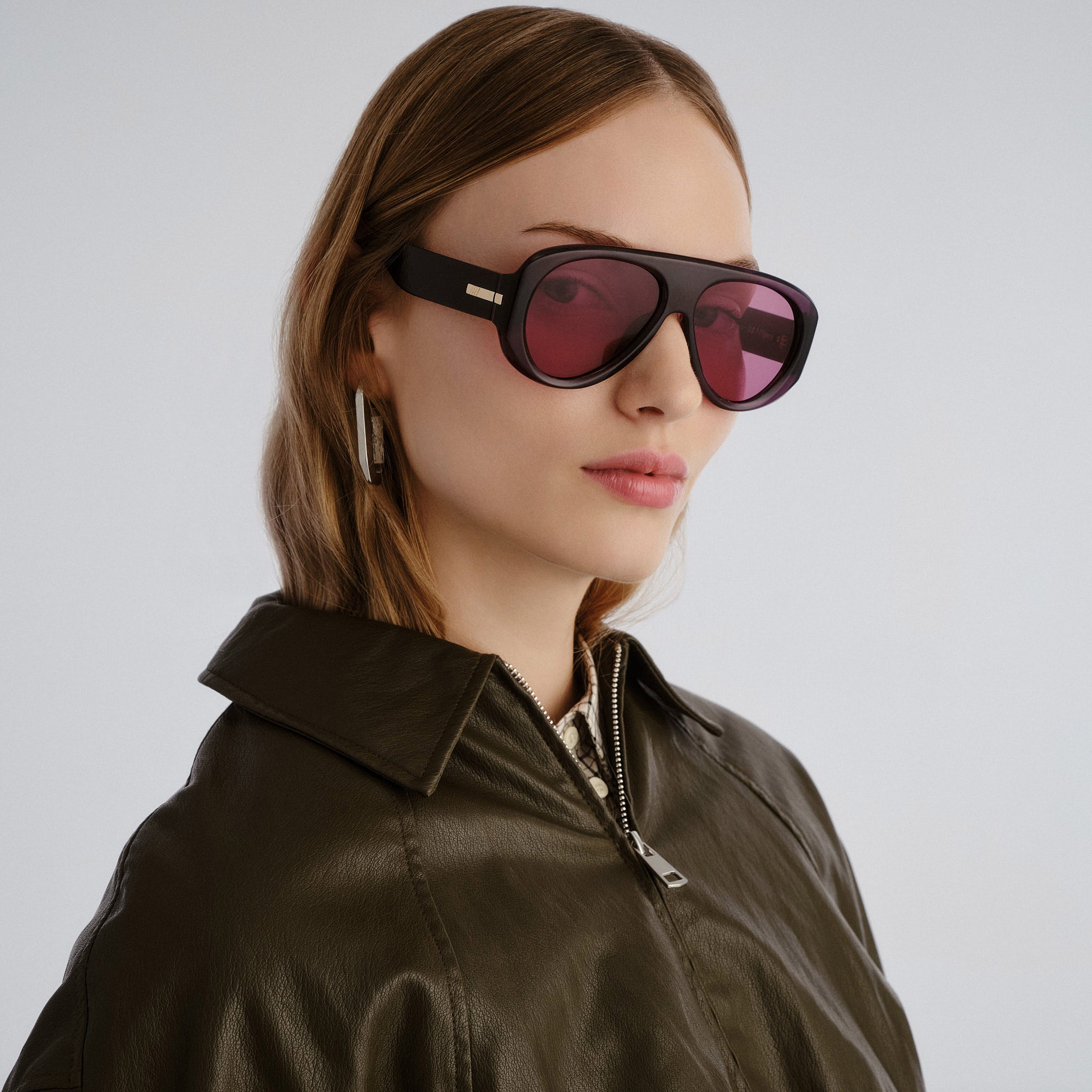 Le Specs Dream Boat Violet Uni-Sex Aviator Sunglasses | Eyewear Index