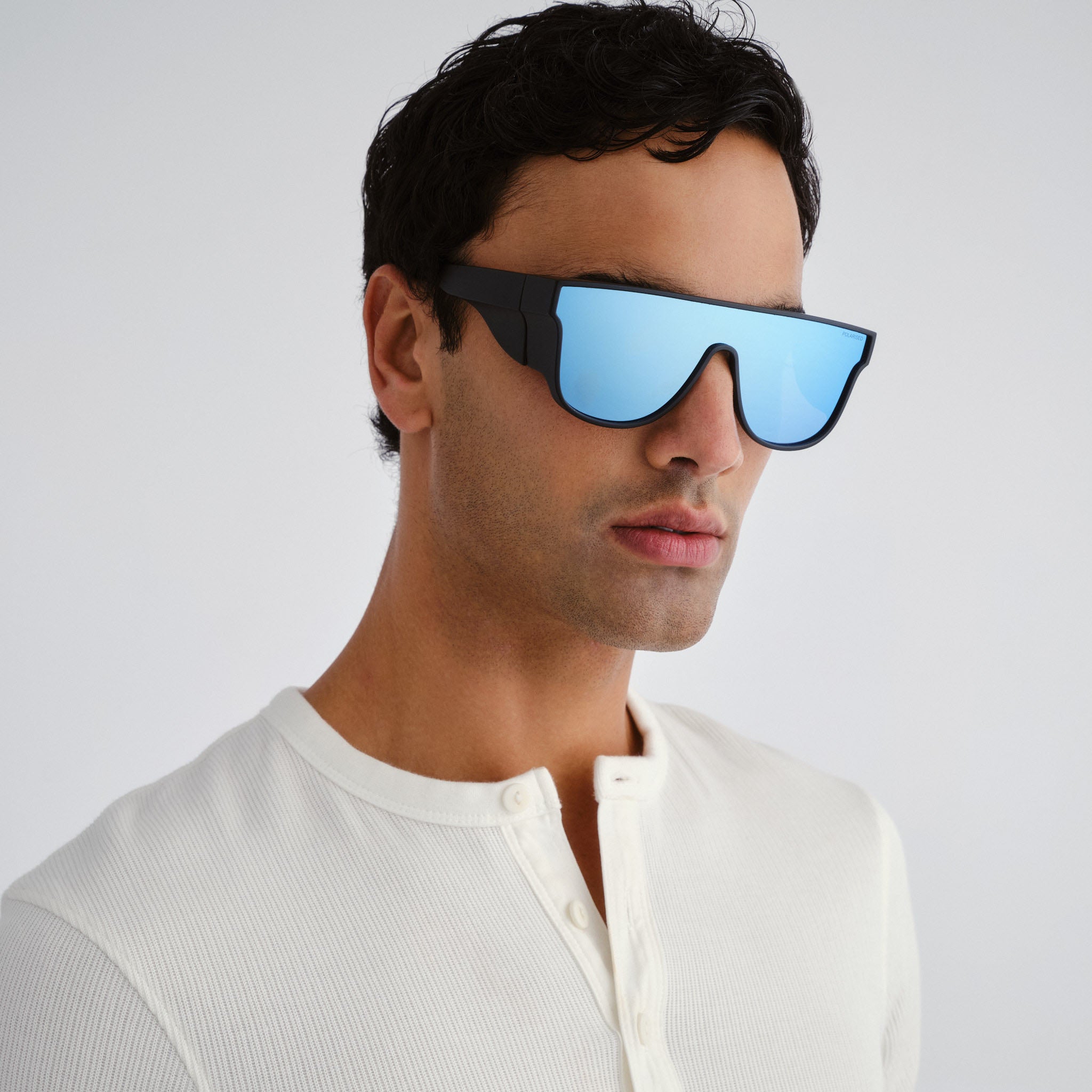 Cancer Council Maleny Matte Black Uni-Sex Shield Sunglasses | Eyewear Index