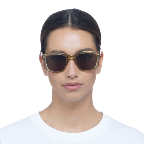 Le Specs Elixir Whiskey Uni-Sex Square Sunglasses | Eyewear Index