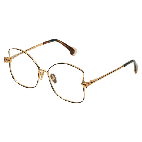 Camilla Nyc Nights Bright Gold Khaki Female Butterfly Optical Frames | Eyewear Index