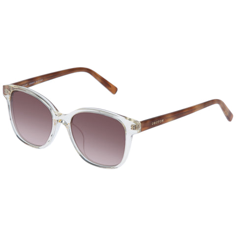 Oroton Dylan Shell Maple Tort Female D-Frame Sunglasses | Eyewear Index