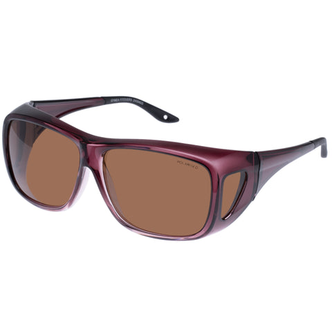 Cancer Council Gymea Fitovers Crystal Violet Grad Female Square Sunglasses | Eyewear Index