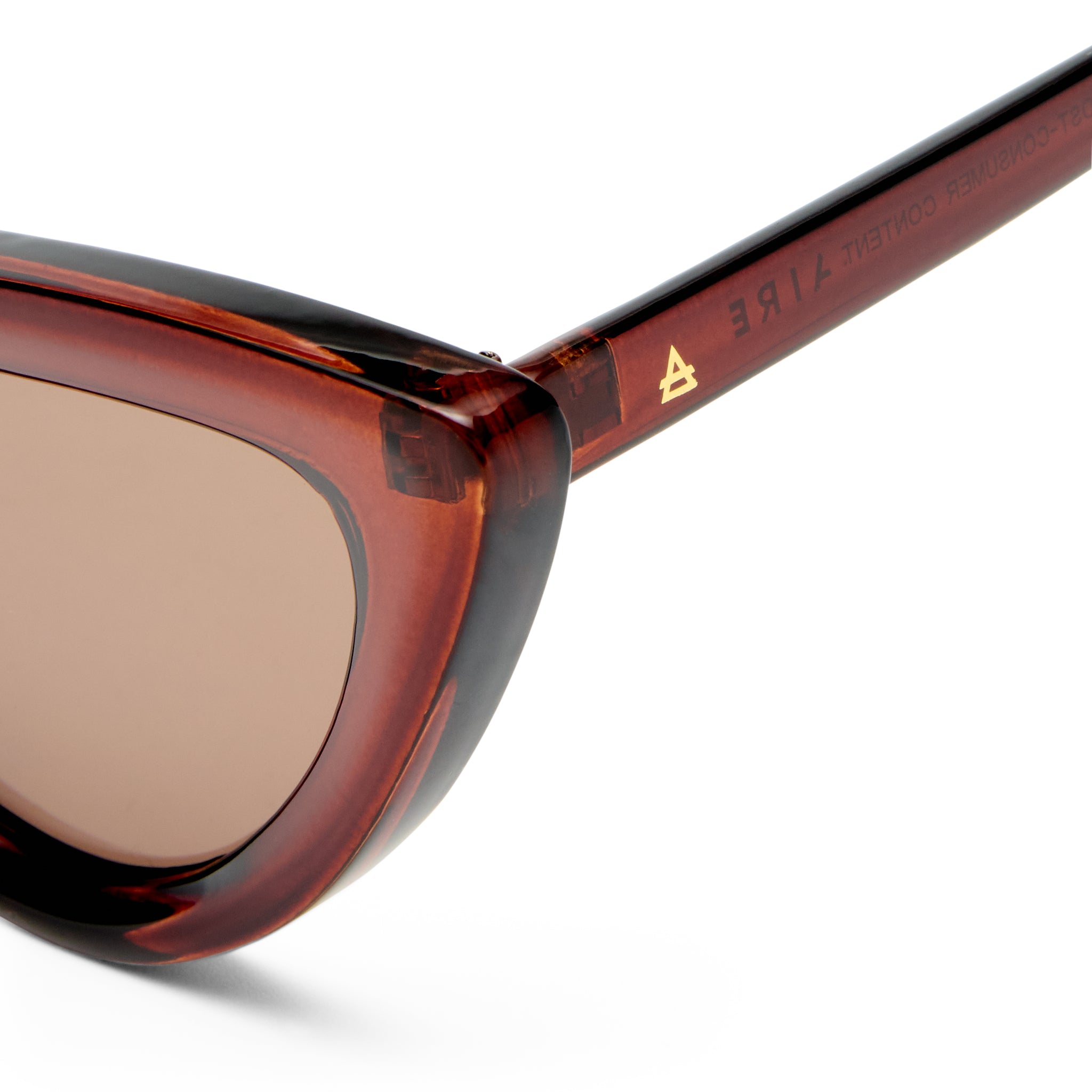 Aire Realm Auburn Female Cat-Eye Sunglasses | Eyewear Index