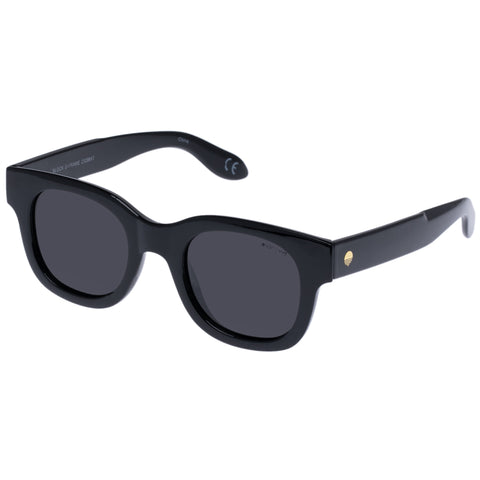 Solarized Block D-Frame Black Uni-Sex D-Frame Sunglasses | Eyewear Index