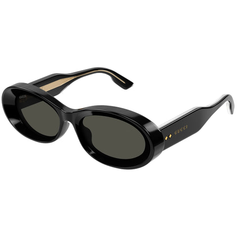 Gucci Gg1527s Black Female Round Sunglasses | Eyewear Index