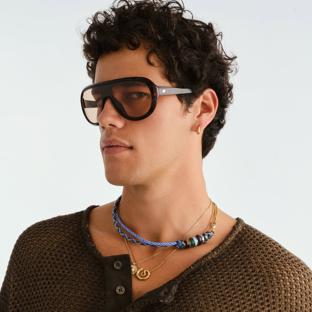 Le Specs Obsession Dark Tort Uni-Sex Shield Sunglasses | Eyewear Index