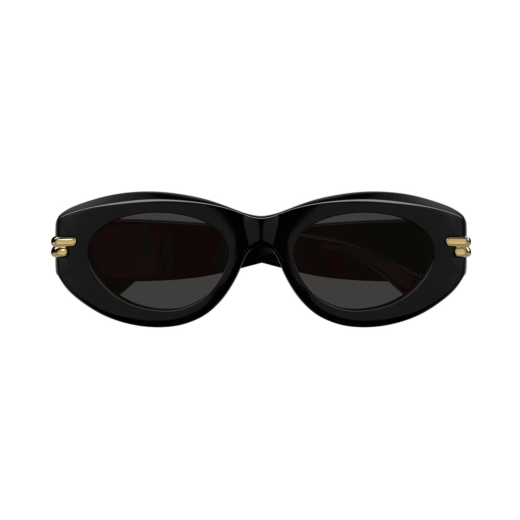 Bottega Veneta Bv1322s Black Female Round Sunglasses