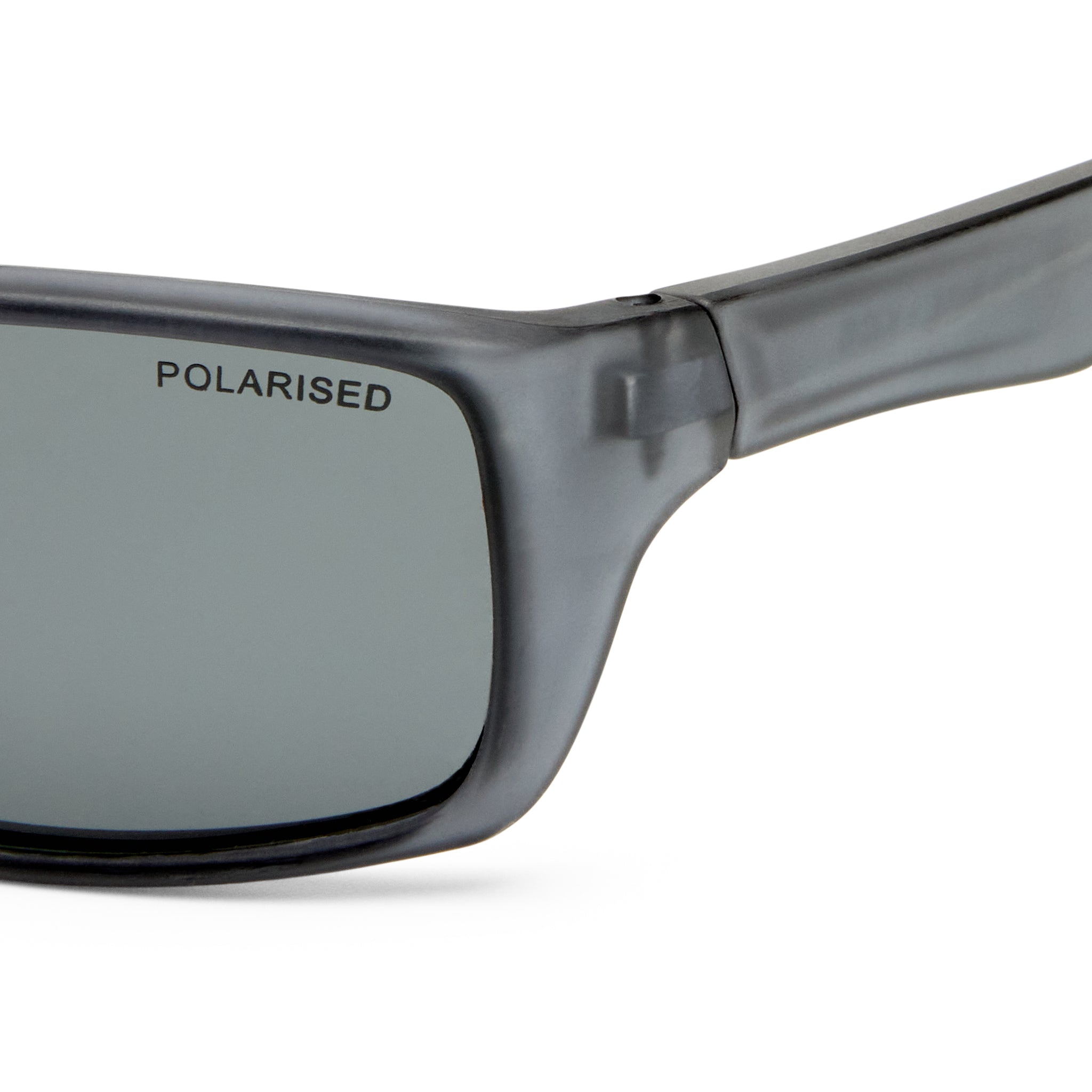 Cancer Council Orca Kids Matte Crystal Black Lime Male Wrap Sunglasses | Eyewear Index