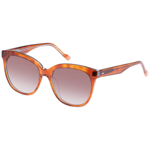 Le Specs Oh Snap Vintage Tort Female Square Sunglasses | Eyewear Index