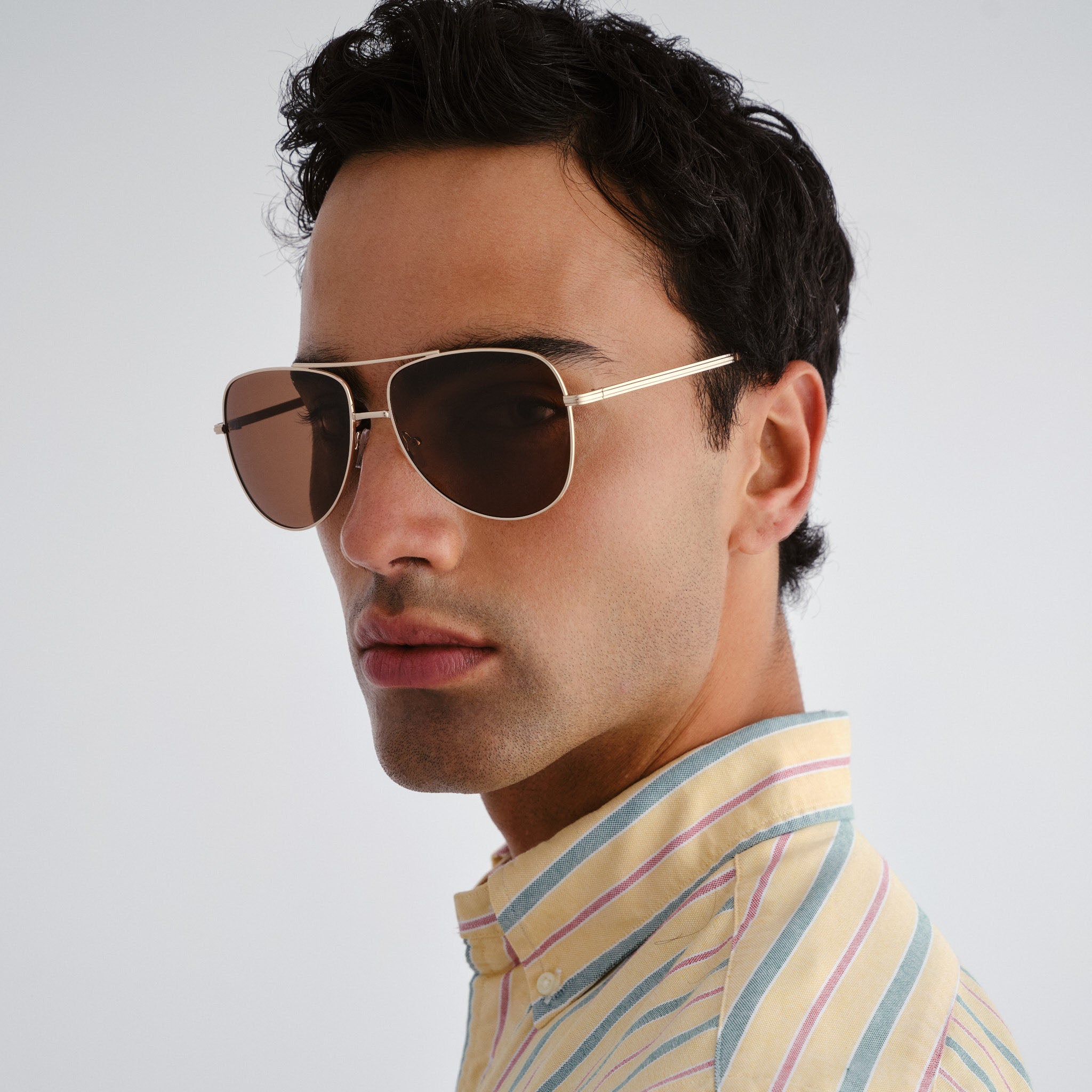 Cancer Council Bellingen Gold Uni-Sex Aviator Sunglasses | Eyewear Index