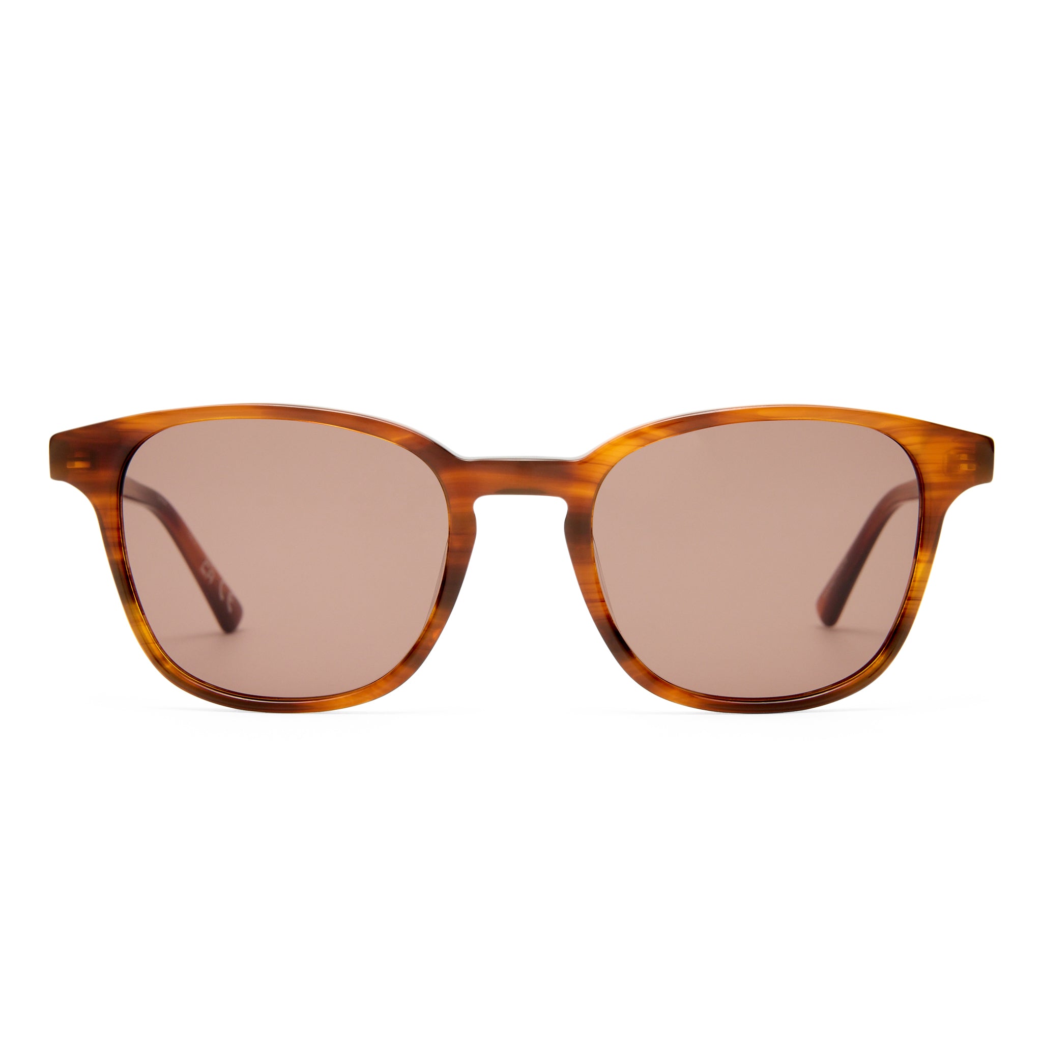 Le Specs Spectral 52 Brown Haze Uni-Sex Round Sunglasses | Eyewear Index
