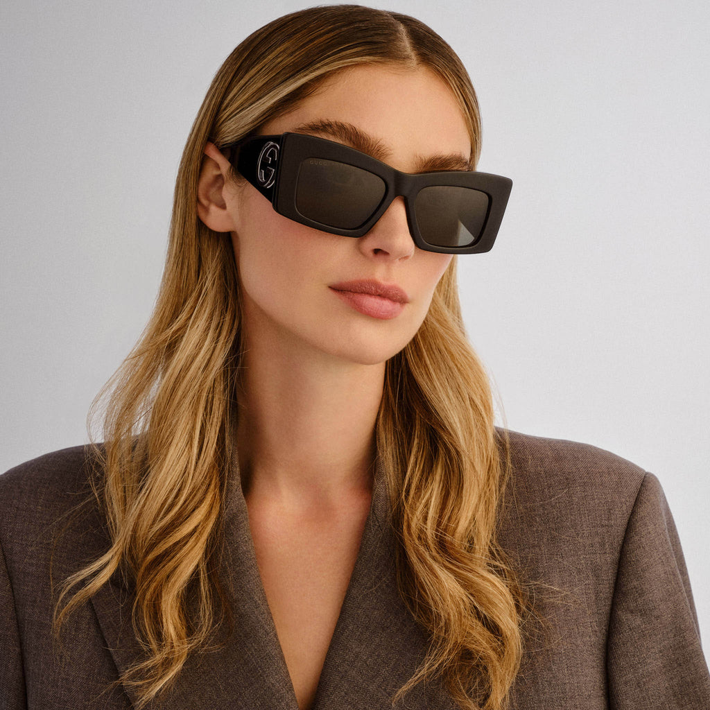 Gucci Gg1842s Black Female Butterfly Sunglasses | Eyewear Index