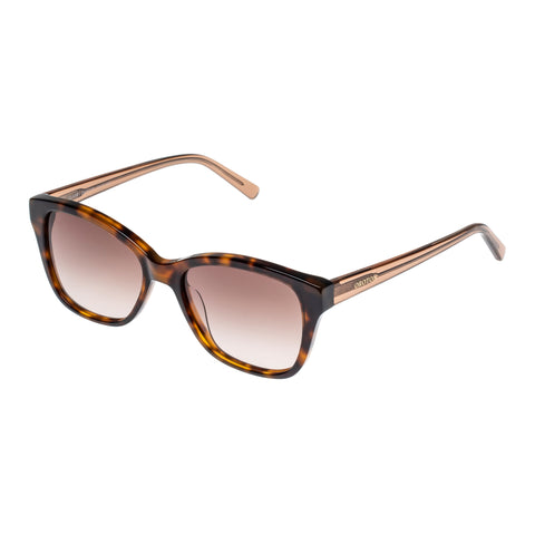 Oroton Claire 54 Signature Tort Female D-Frame Sunglasses | Eyewear Index