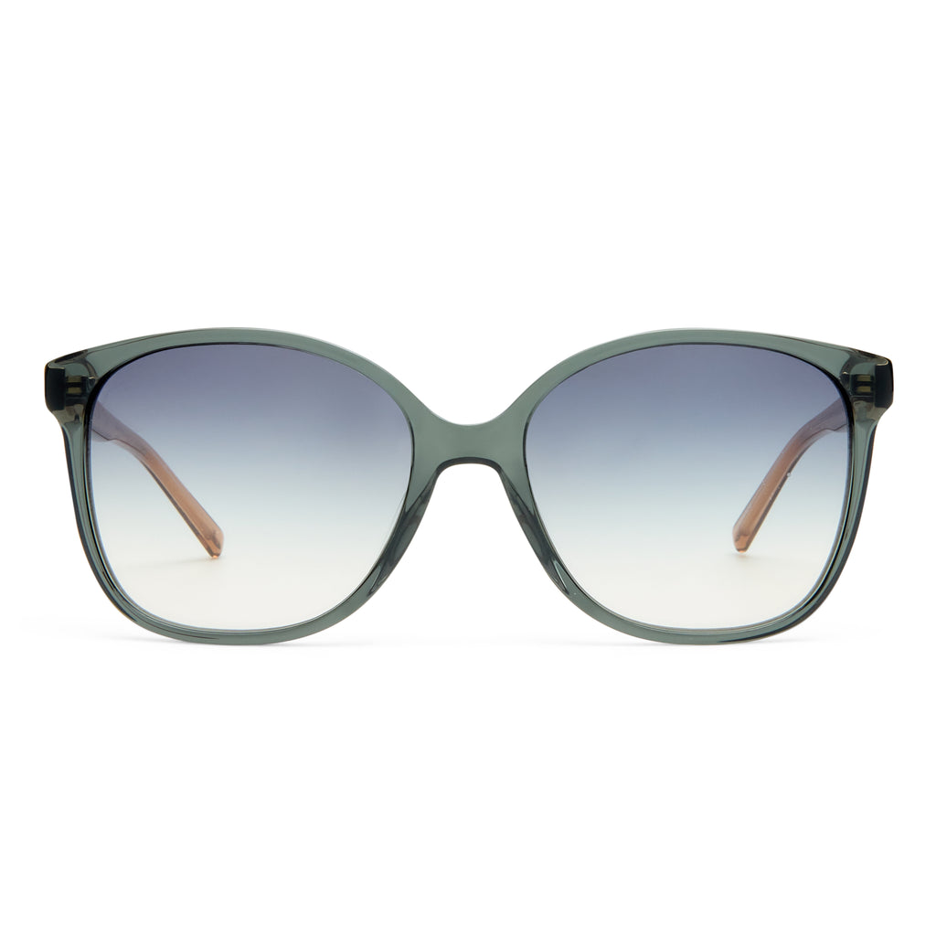 Oroton Vespera Slate Stormstone Tort Female Square Sunglasses | Eyewear Index