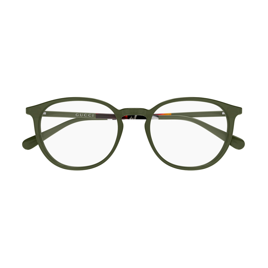 Gucci Gg2266oa Green Uni-Sex Round Optical Frames | Eyewear Index
