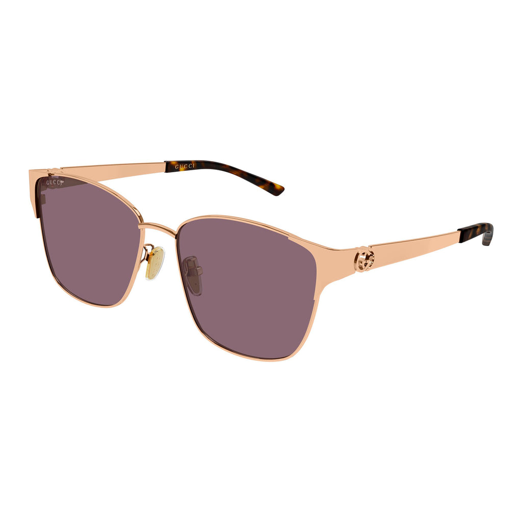 Gucci Gg2198sa Gold Female Rectangle Sunglasses | Eyewear Index