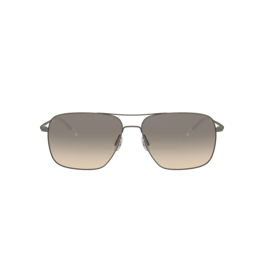Oliver Peoples 1150s 528932 Clifton Antique Pewter Male Rectangle Sunglasses | Eyewear Index