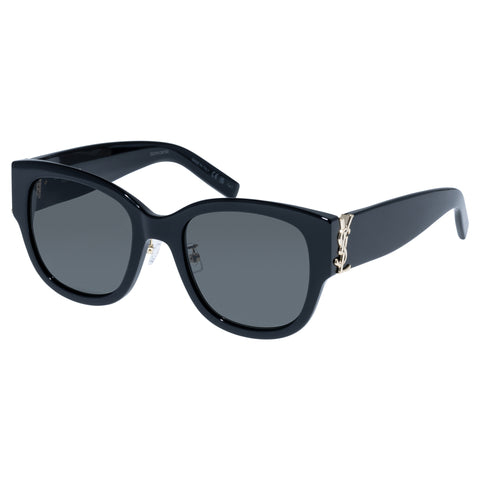 Saint Laurent Slm95k Black Female Square Sunglasses | Eyewear Index