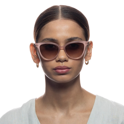 Oroton Asher Blush Female Cat-Eye Sunglasses | Eyewear Index