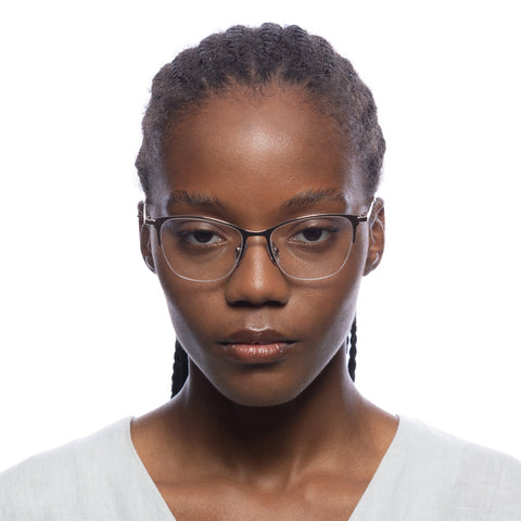 Oroton Julia Rose Gold Female Cat-Eye Optical Frames | Eyewear Index