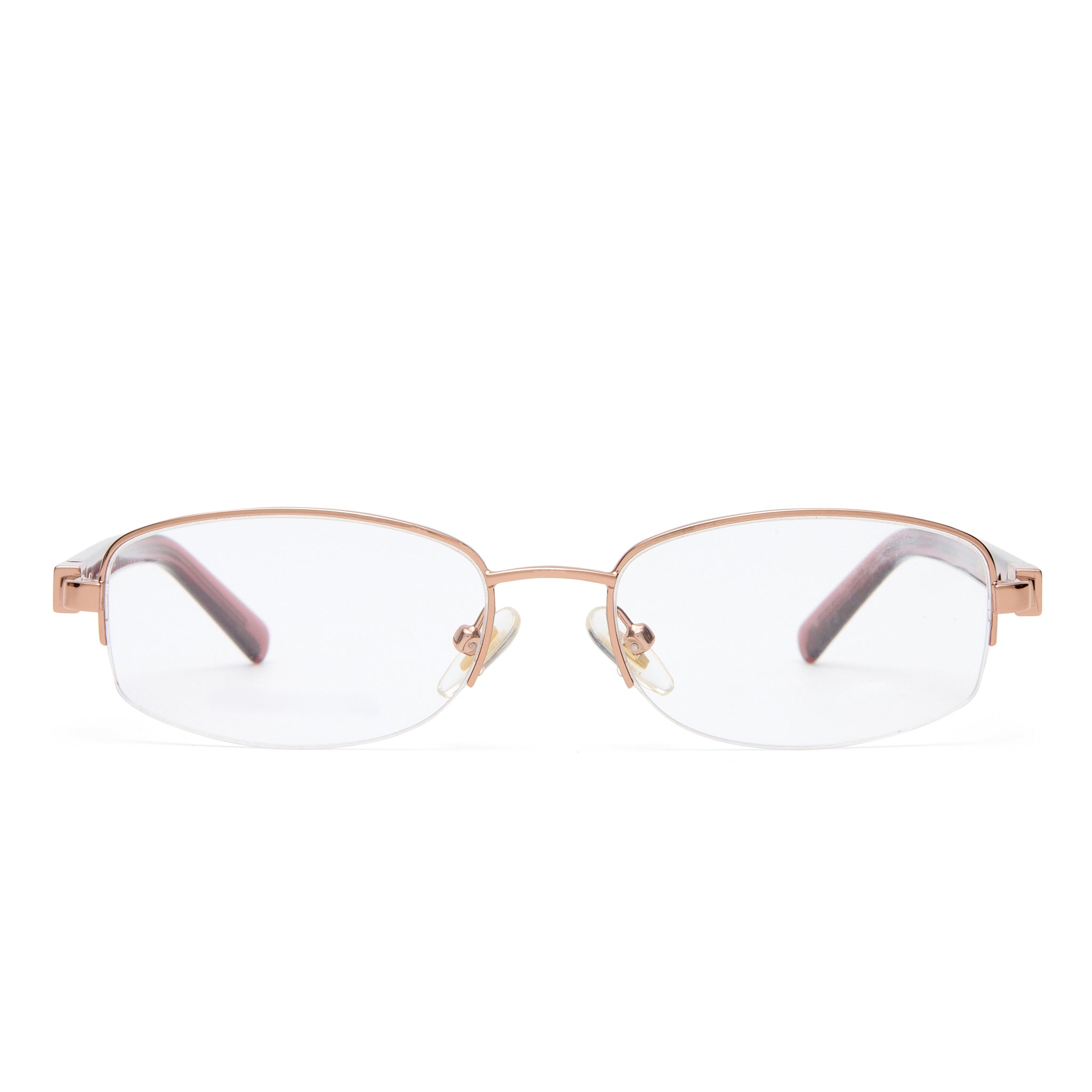 Oroton Sundra Rose Brown Female Rectangle Optical Frames | Eyewear Index